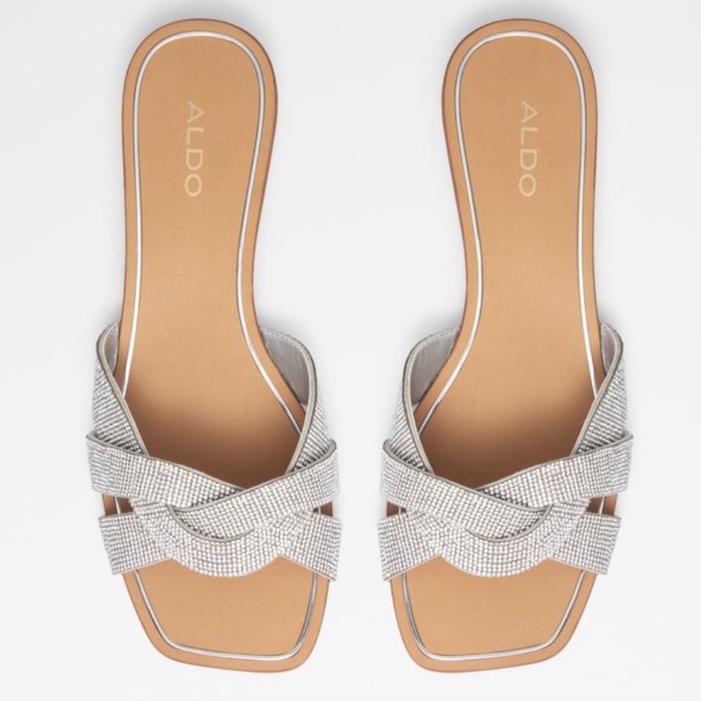 ALDO Coredith Slide sandal sequin embellished